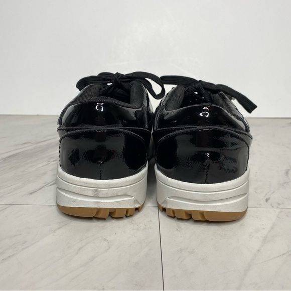 Jeffrey Campbell Limit Platform Black Patent Sneaker 8 - Picture 3 of 15